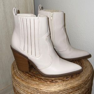 White cowboy boots
